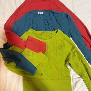 Set of 3 - Urban Outfitters Longsleeve Crop Tops XS Form fitting